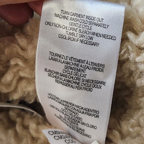 Calvin Klein Jacket Mens Medium Sherpa Coach Brown Cognac Western Yellowstone - Picture 8 of 9